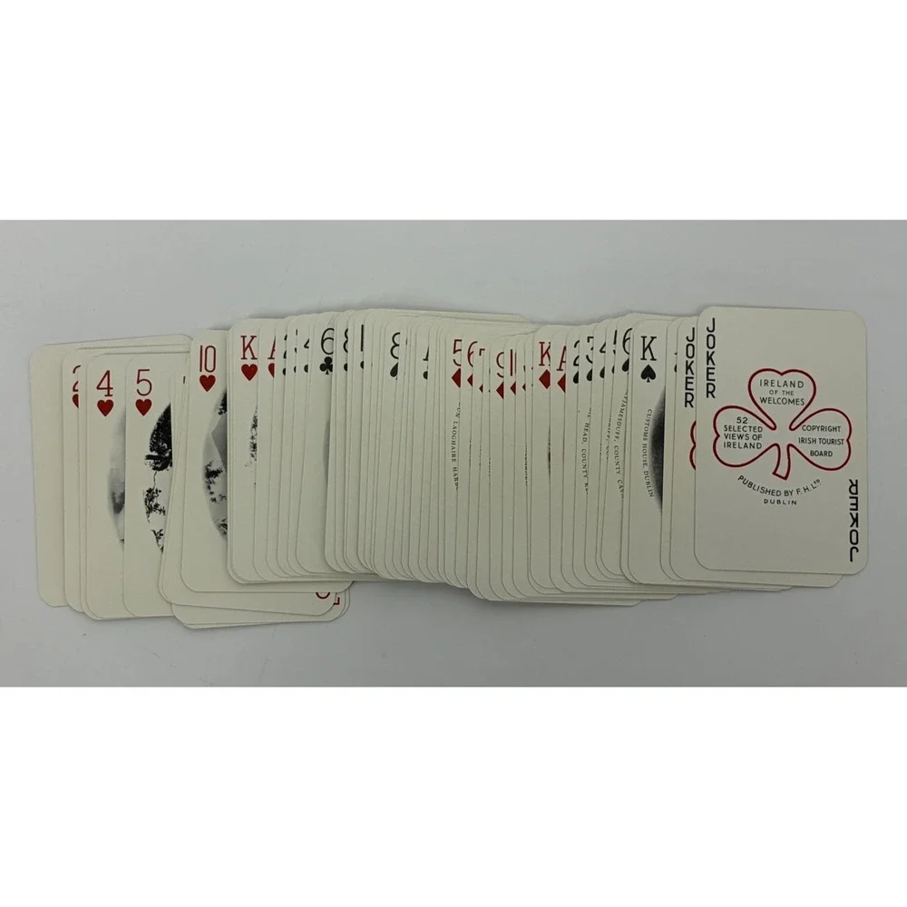 Vintage Ireland of the Welcomes Playing Cards Complete Deck Scenic Views Irish